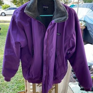 Purple Patagonia Fleece Lined Jacket